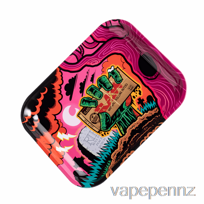 RAW Large Metal Rolling Trays Zombie VAPE NZ